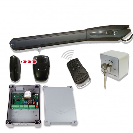 Drehtorantrieb HATECPRO KOLOSS 5 KomplettKIT für 1- flügelige Tore bis 3.5m / Flügel