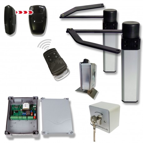 Hebelarm Drehtorantrieb SIMPLYSLIM Komplett Kit 2-flg