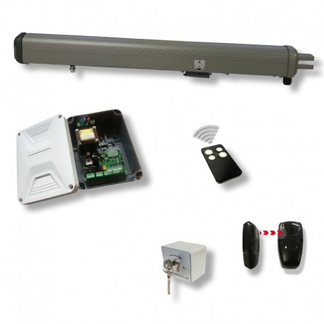 Drehtorantriebsset HATECPRO SUPERSLIM2-12 KIT für 1- flüglige Tore bis 2,5 m / Flügel