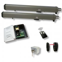 Drehtorantriebsset HATECPRO SUPERSLIM2-12 KIT für 2- flüglige Tore bis 2,5 m / Flügel