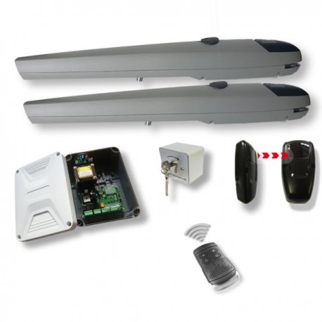 Drehtorantrieb HATECPRO KOLOSS 3 Komplett-KIT für 2-flügelige Tore bis 2,5m / Flügel