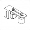 Obere Führungsrollenbügel FRBK083A m. 2 Polyamidrollen
