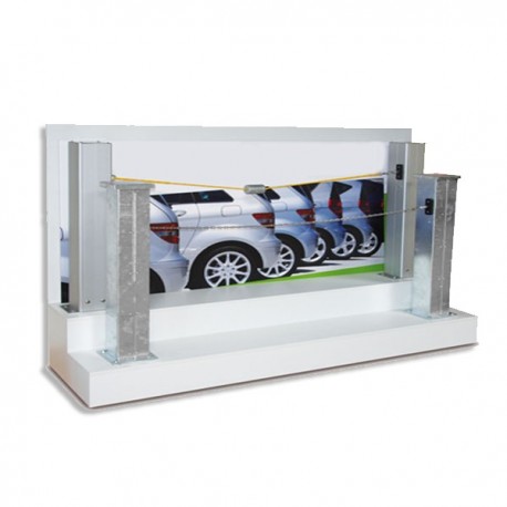 Automatische Absperrkette 15 m Absperrbreite
